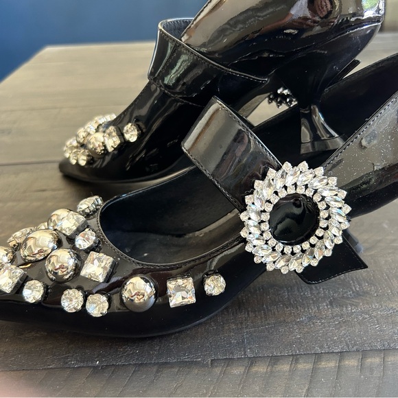 Jeffrey Campbell Otelia-J embellished pointed toe pumps - Picture 3 of 8